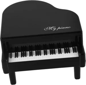 Piano Shaped Money Pot Coin Saving Pot Desktop Small Piano Decor Toy Safe Bank