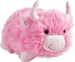 Pillow Pets Barb The Pink Highland Cow