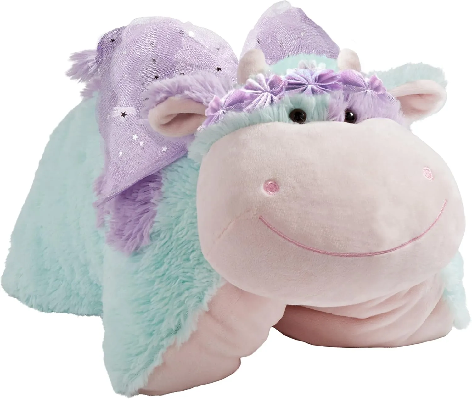 Pillow Pets Fairy Cow 18" Stuffed Animal Plush Toy