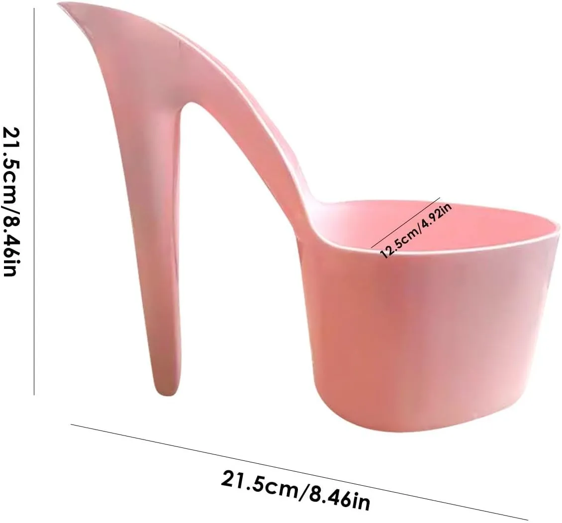Plant Pot | High Heel Pot | Indoor Plant Container, Flowerpot Décor, High Heel Shaped Small Flower Planter, Decorative Lady Shoe Shape Floral Pots, Creative Pots for Living Room, Yard