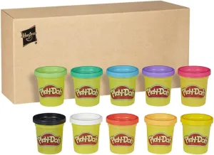 Play-Doh 10-Pack of Non-Toxic Modeling Compound, 2-Ounce Cans, Amazon Exclusive