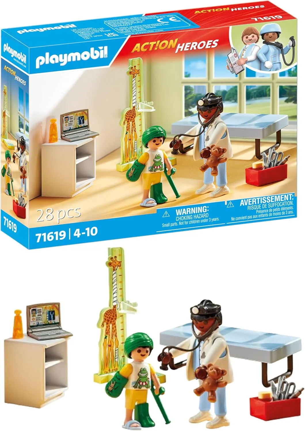 PLAYMOBIL Pediatrician with Teddy Bear