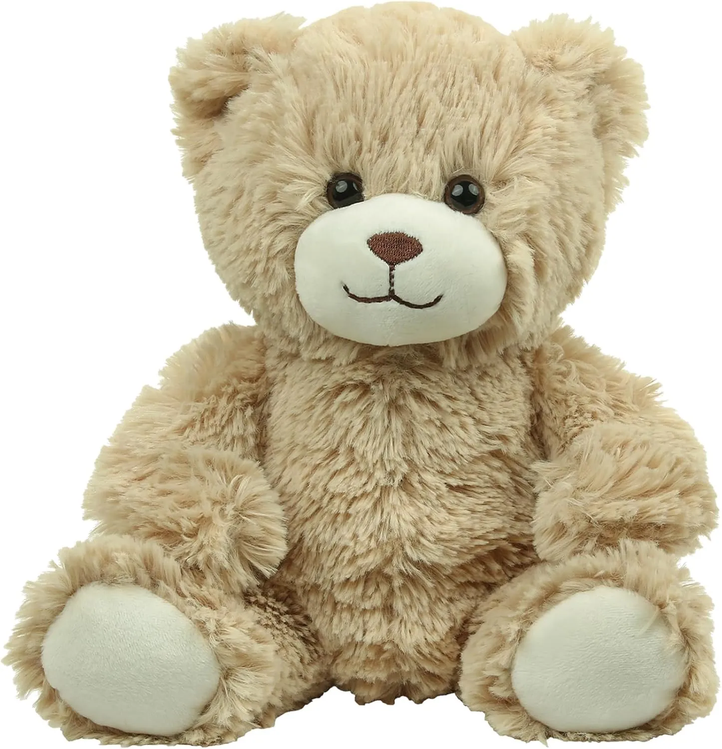 Plush Teddy Bear Stuffed Animal – Soft Cuddly Huggable Plush Toy for Kids & Adults – 10 Inch for Birthday Graduation Valentine & Holidays (Maxi The Furry Bear)