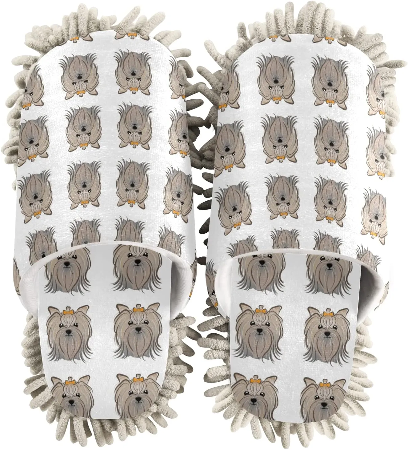 Poeticcity Mop Slippers Shoes, Unisex Cleaning House Slippers Spa Dusting Slippers M-L