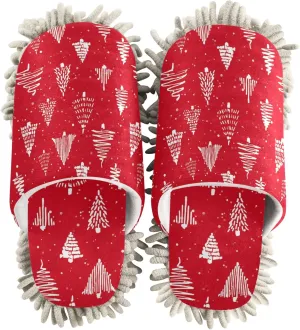 Poeticcity Mop Slippers Shoes, Unisex Cleaning House Slippers Spa Dusting Slippers M-L