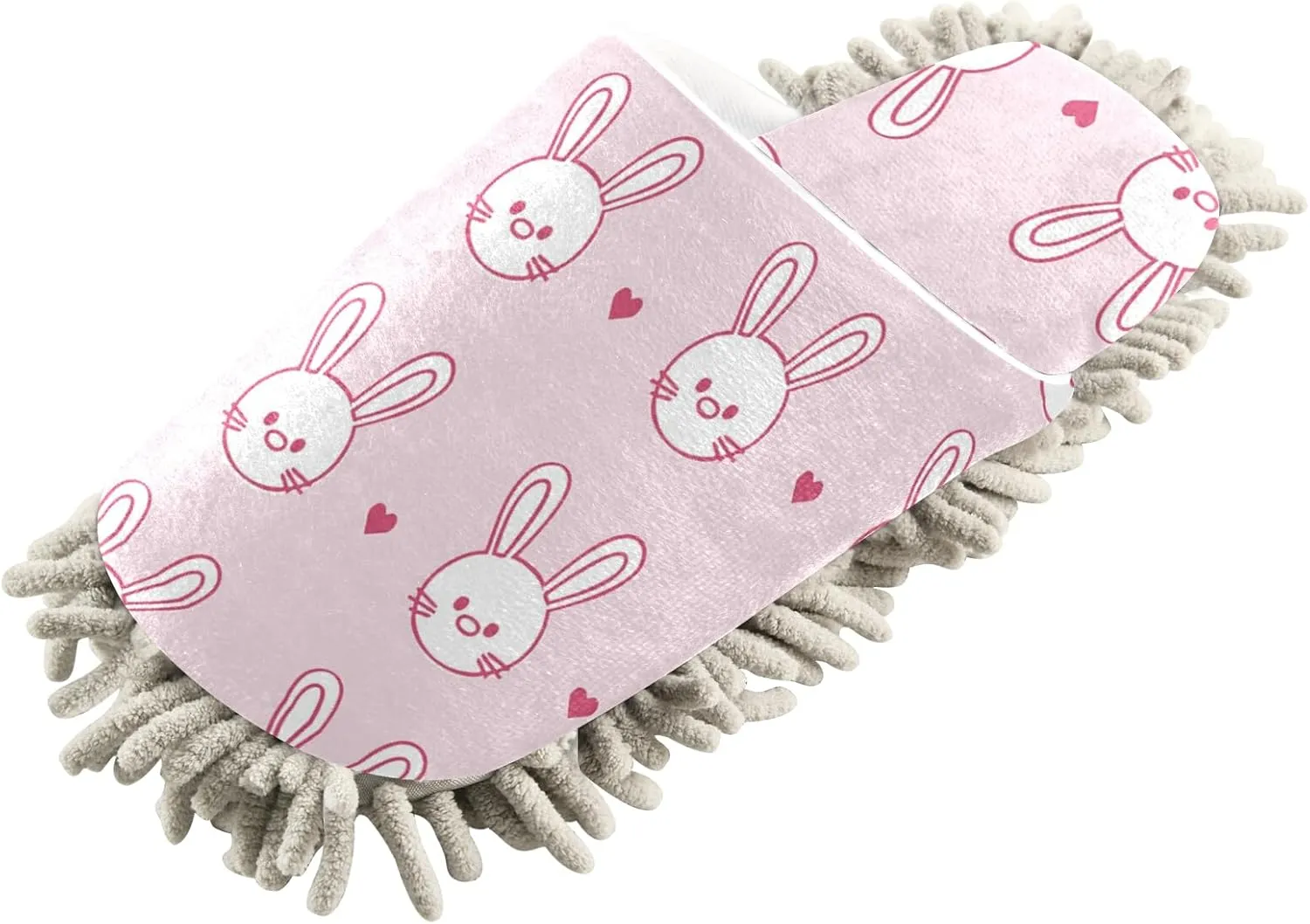 Poeticcity Mop Slippers Shoes, Unisex Cleaning House Slippers Spa Dusting Slippers M-L