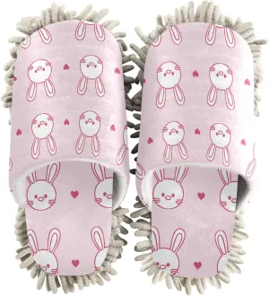 Poeticcity Mop Slippers Shoes, Unisex Cleaning House Slippers Spa Dusting Slippers M-L