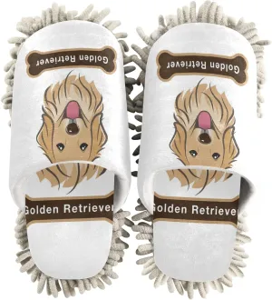 Poeticcity Mop Slippers Shoes, Unisex Cleaning House Slippers Spa Dusting Slippers M-L