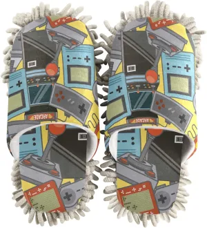Poeticcity Mop Slippers Shoes, Unisex Cleaning House Slippers Spa Dusting Slippers M-L