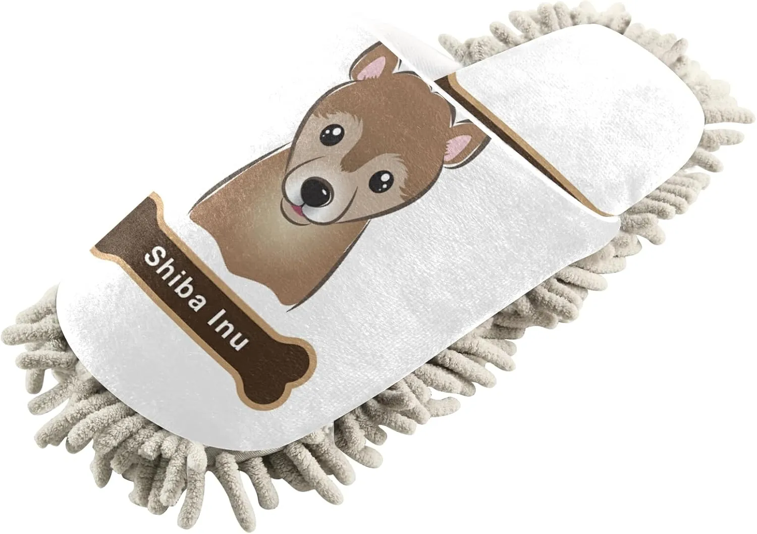 Poeticcity Mop Slippers Shoes, Unisex Cleaning House Slippers Spa Dusting Slippers M-L