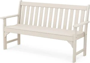 POLYWOOD Vineyard 60-Inch Bench, Sand