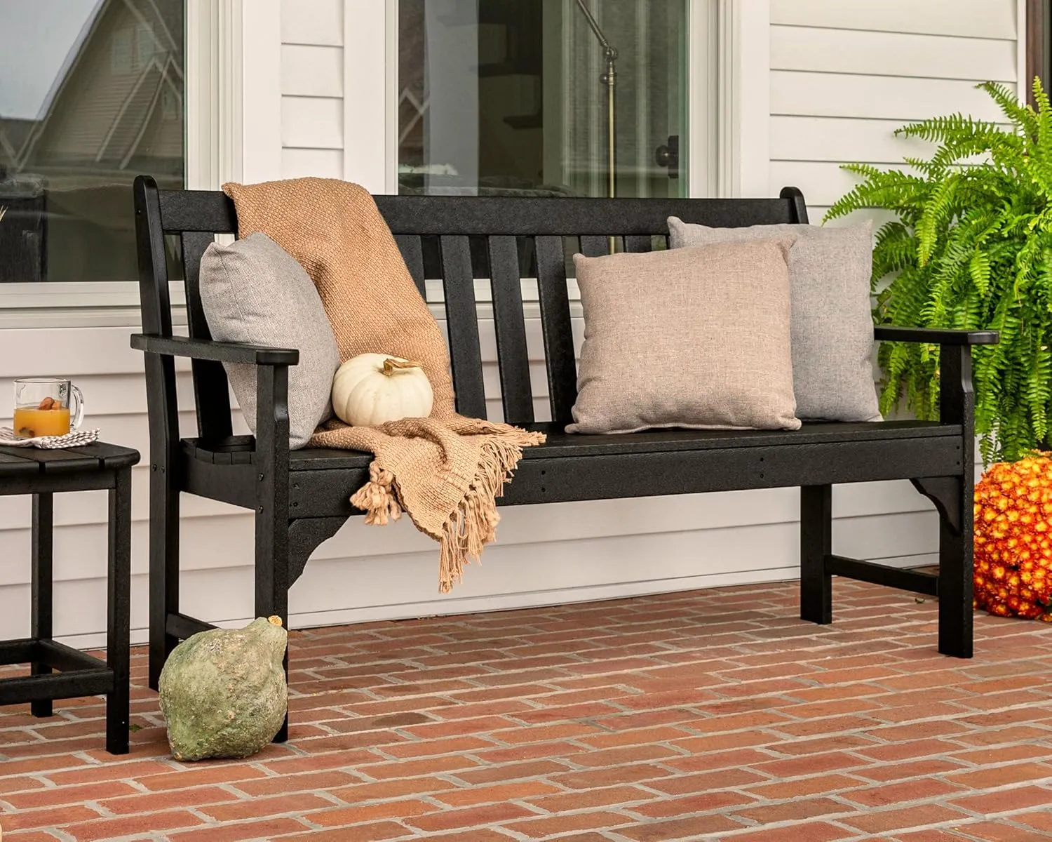 POLYWOOD Vineyard 60-Inch Bench, Sand