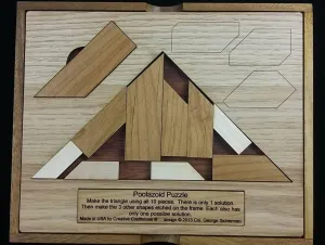 Poolazoid Puzzle- 4 Tough Challenges – a George Sicherman Design