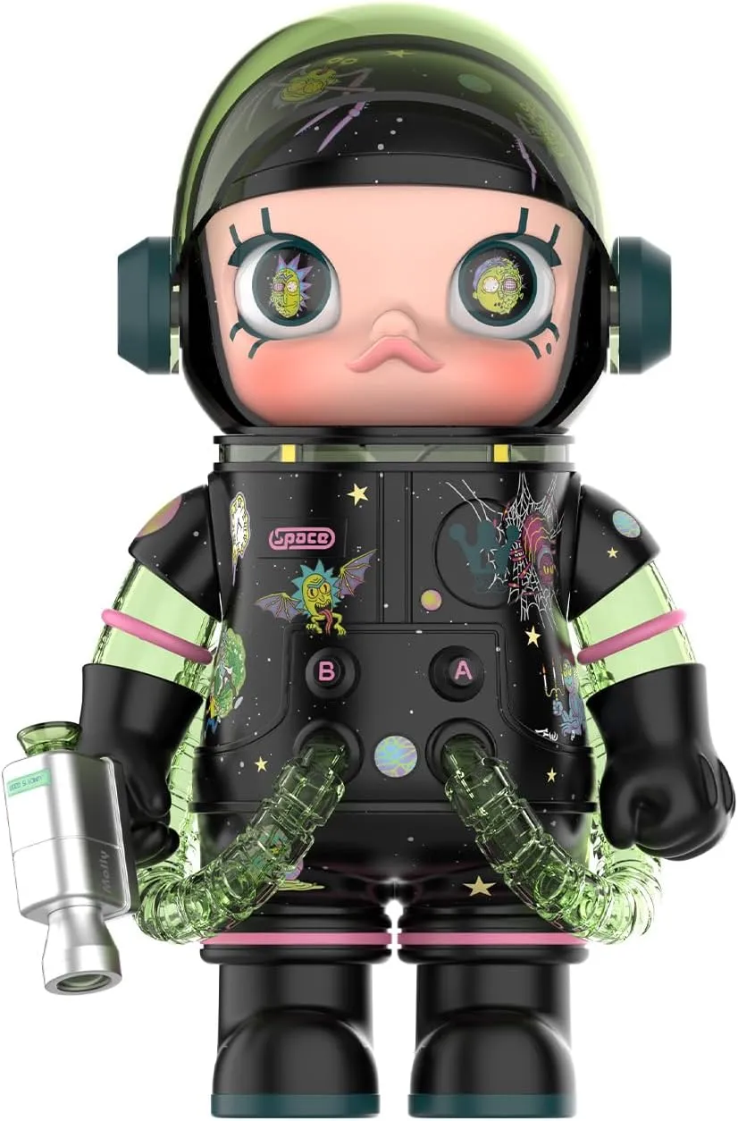 POP MART MEGA Space Molly 400% Rick and Morty, 11.61 Inch Height, Toys for Modern Home Décor, Collectible Art Toy