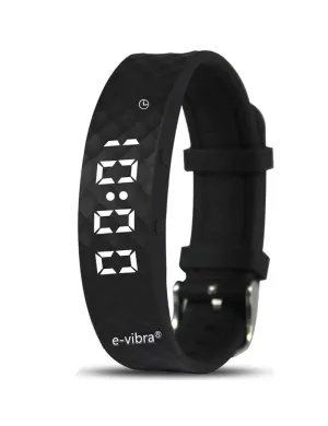 Potty Training Watch - Rechargeable Silent Vibrating Watch - Medical Reminder Watch - with Timer and 15 Daily Alarms (Black)