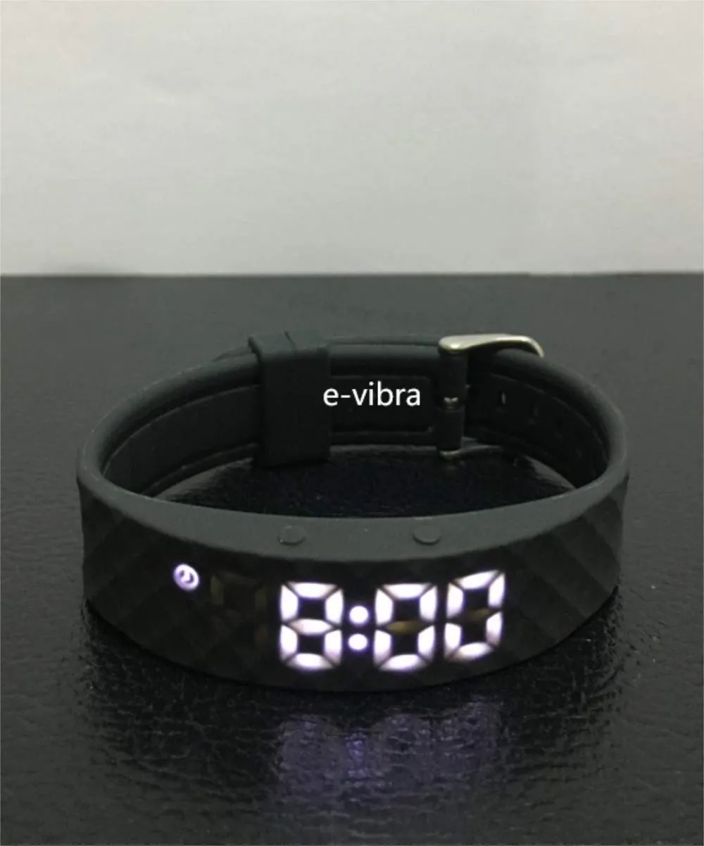 Potty Training Watch - Rechargeable Silent Vibrating Watch - Medical Reminder Watch - with Timer and 15 Daily Alarms (Black)