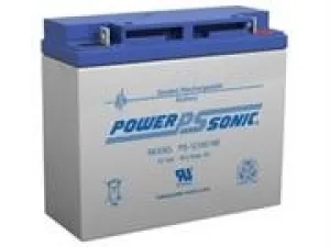 Power-Sonic Rechargeable Sealed Lead Acid Battery PS-12180 12V 18.0 AH @ 20-hr. 12V 17.1 AH @ 10-hr.