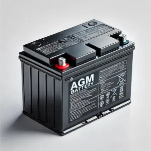 Powersports Battery Maintenance-Free AGM Battery for Permobil 400PS 12V 75Ah Mobility Scooter Replacement Battery Mod-BC8K-2314