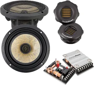 Precision Power P.65C3 6.5" 3-Way Power Class Series Component Car Audio Speaker System