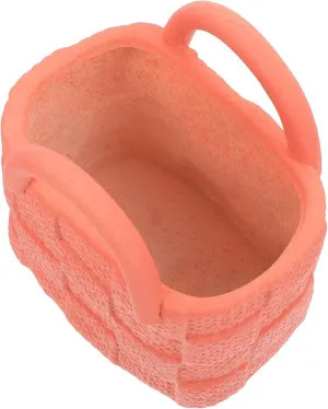 PRETYZOOM Handbag Shape Ceramic Vase Pink Purse Arranger Home Decor Vase