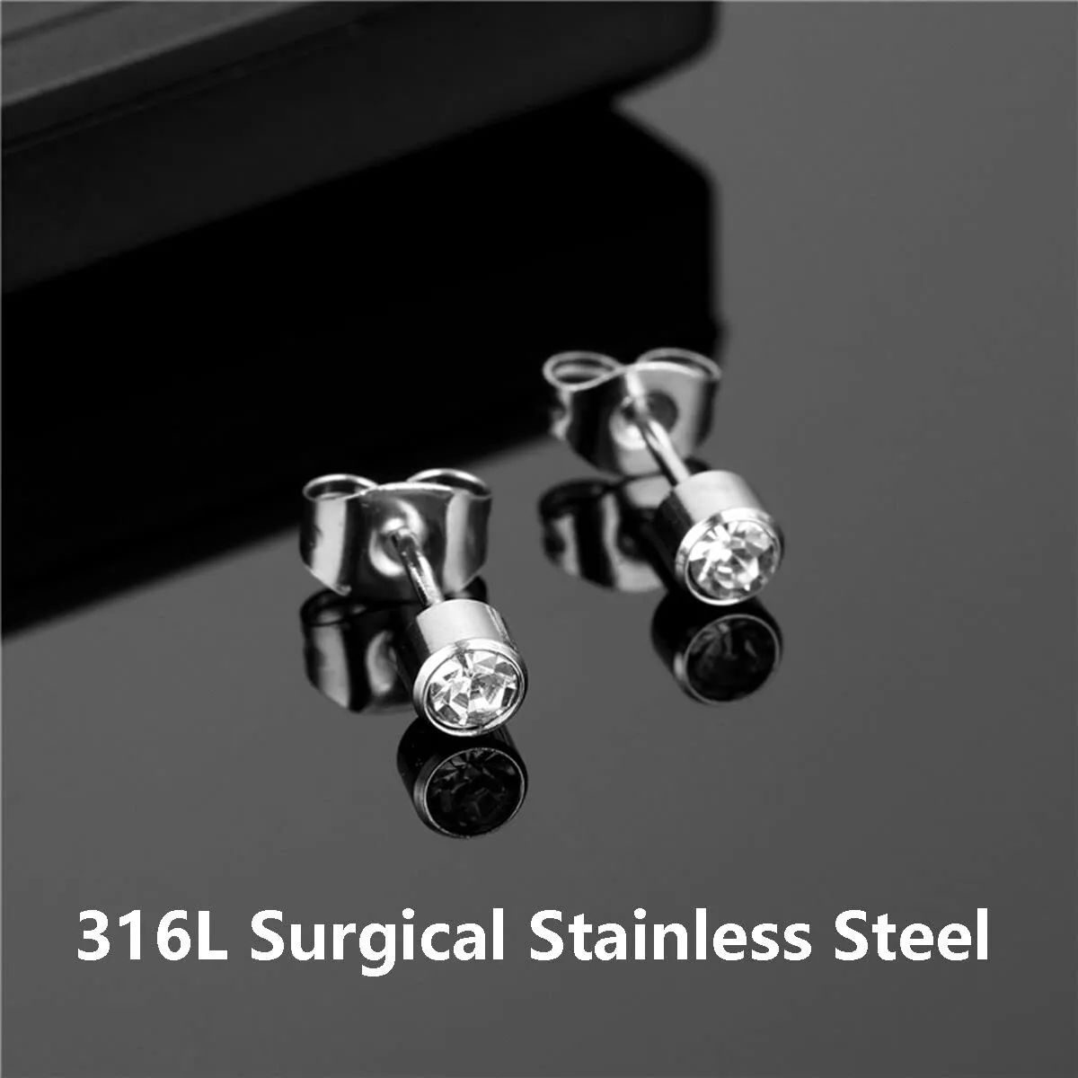 Professional Ear Piercing Gun Kit with 20 Pairs 316L Surgical Stainless Steel Gun Stud Earrings for Body Nose Lip Salon Home Use (Yellow)