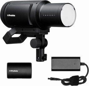 Profoto Pro-B3 Monolight Flash Single Kit Bundle with Li-Ion Battery 4S2P and Battery Charger 5A (3 Items)
