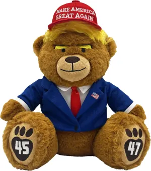 Proud Patriots 47th President Trump Teddy Bear - #1 Collectible Bear for Trump Supporters and Patriotic Americans | The #1 Trump Gifts 2025