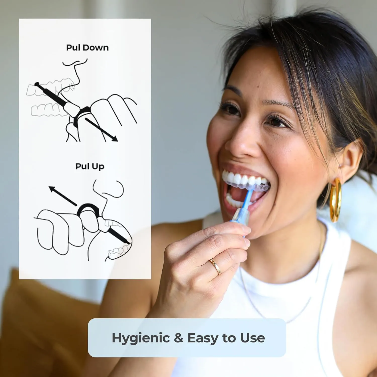 PUL Pack of 3 Reusable 2-in-1 Aligner Seating Chewie & Removal Tool — Compatible with Invisalign, Removable Braces, Retainers & Trays – Easy-to-Use Remover & Chew, Dental & Oral Hygiene Care – Black