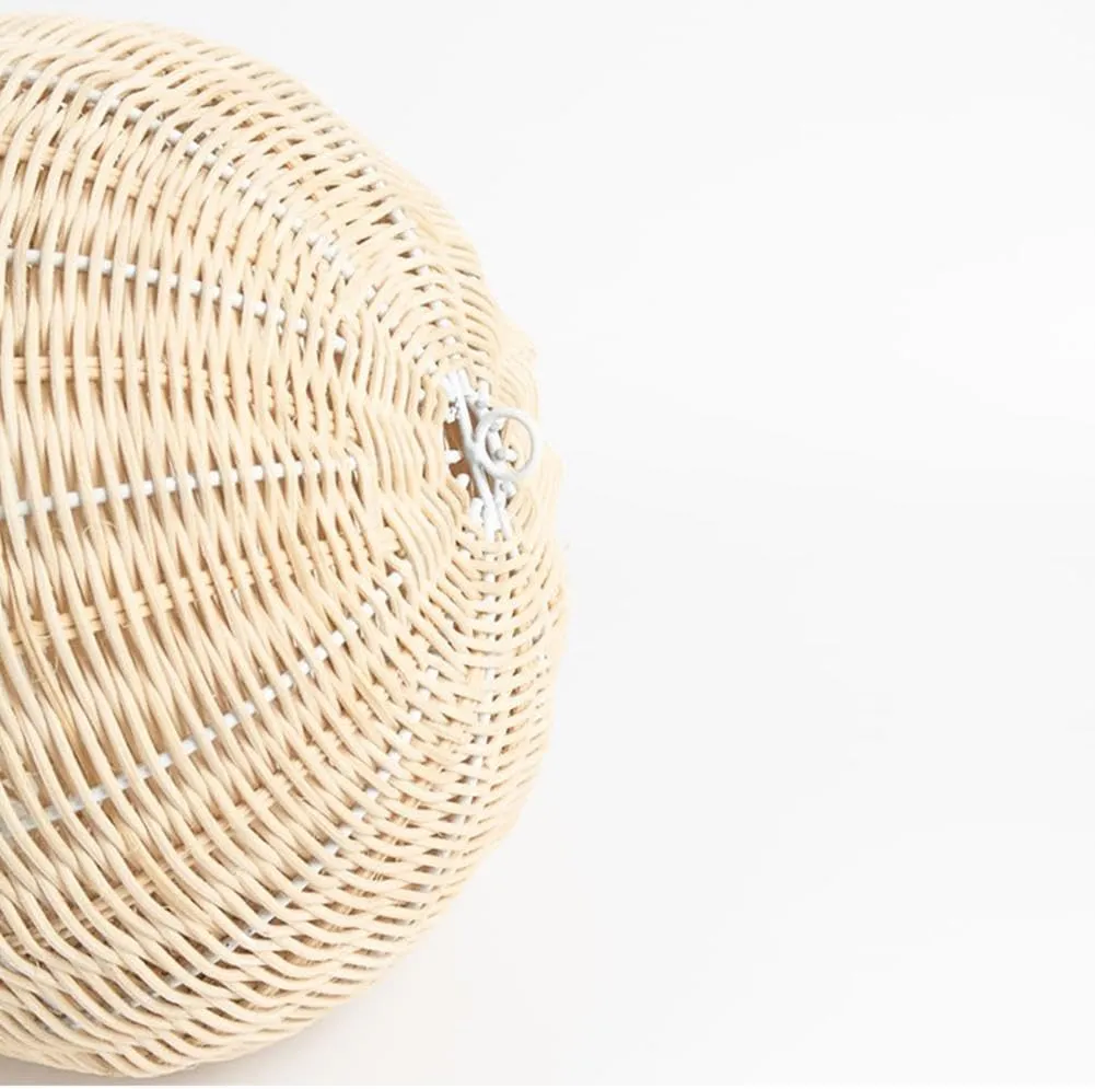 Rattan Hot Air Balloon Holiday Party Supplies, Inflatable Wall-mounted Decor, Hanging Decorative Balloon for Home