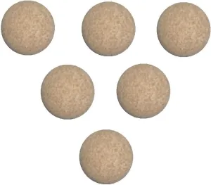 René Pierre Foosball Table Cork Ball Replacement - Natural (Set of 6)
