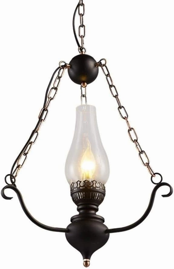 Retro Steampunk Iron Chandelier ? Edison Bulb Nostalgic Kerosene Ceiling Pendant Light Cafe Bar Restaurant Decoration Creative Island Chandelier Flush Mount Light