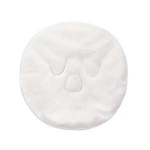 Reusable Hot & Cold Compress Face Towel Masks, 2-Pack Facial Steamer Towels for Skincare, Moisturizing and Anti-Aging, Beauty Salon & Home Use