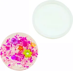 Reusable Picky Pad Fidget Toy for Skin Hair Picking Hair Pulling with Silicone Mold Remeltable Pick Pad Reusable Picking Pad (Pink)