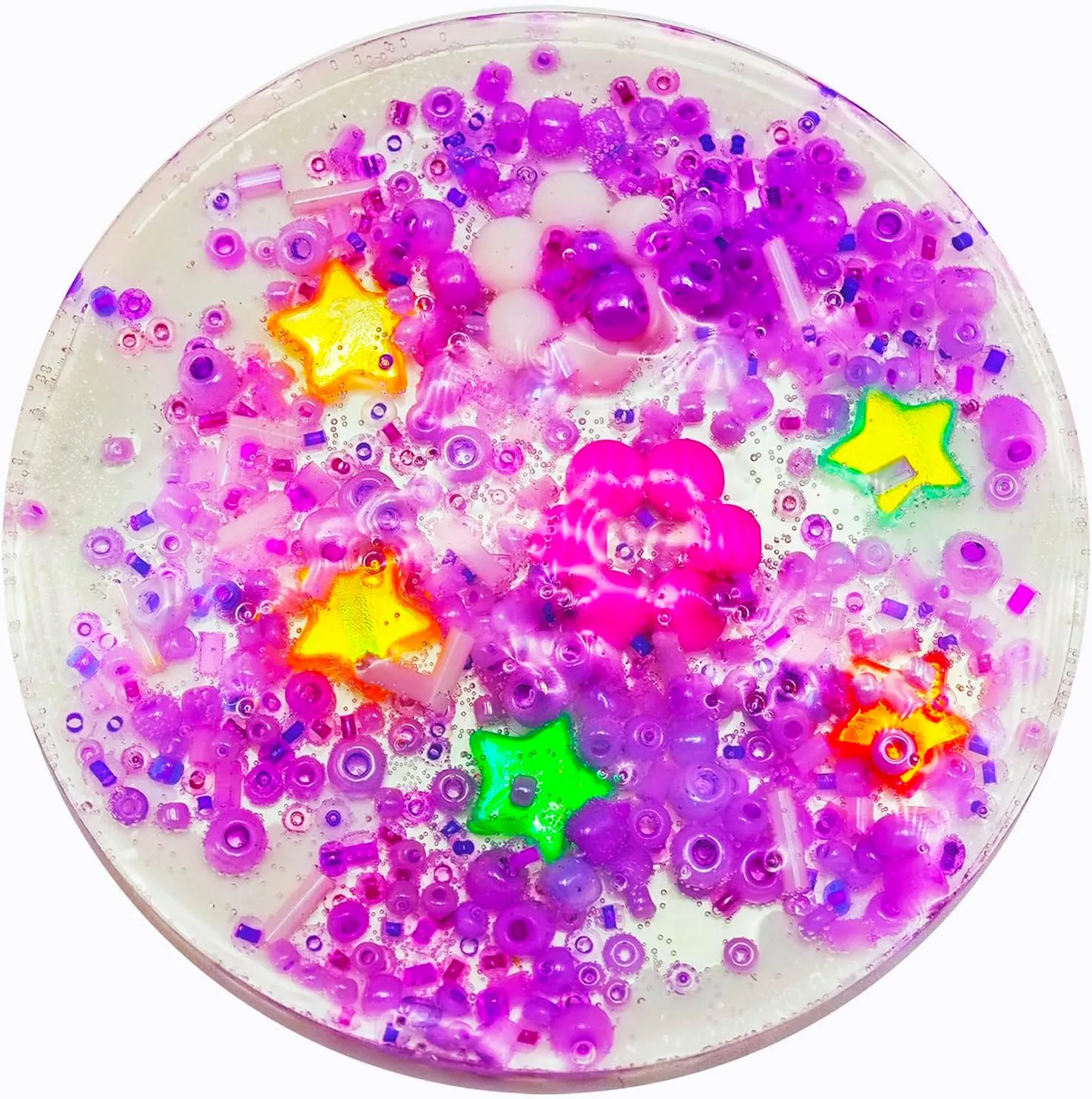 Reusable Picky Pad Fidget Toy for Skin Hair Picking Hair Pulling with Silicone Mold Remeltable Pick Pad Reusable Picking Pad (Purple)