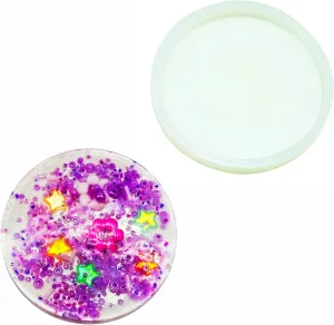 Reusable Picky Pad Fidget Toy for Skin Hair Picking Hair Pulling with Silicone Mold Remeltable Pick Pad Reusable Picking Pad (Purple)