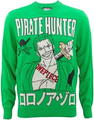 Ripple Junction One Piece Men's Premium Knit Sweater Classic Japanese Anime Officially Licensed