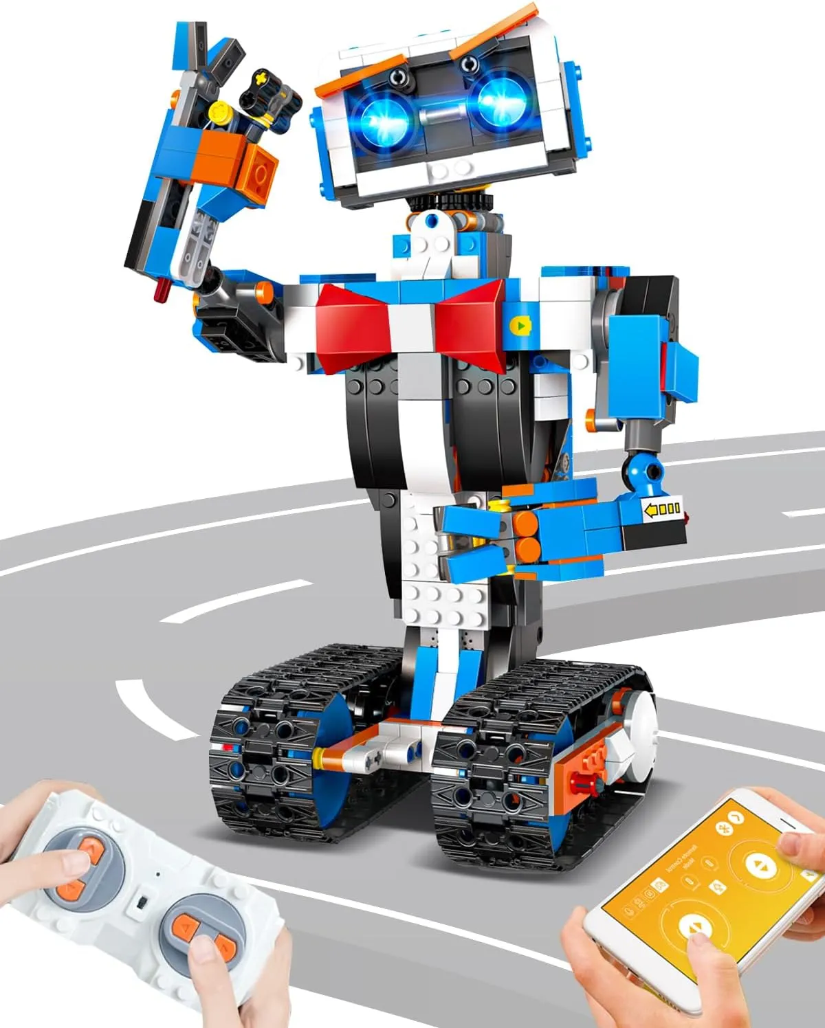 Robot Building Kits for Kids, Stem Toys for Boys Age 8-12, APP & Remote Control Educational Coding Building Sets, Programmable Robot for Kids, Rechargeable Robotic Kit Gifts for Girls Boys (635 PCS)