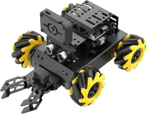 Robot Car for Arduino UNO R3 AI Vision Camera Programmable Smart Robot Car with Gripper, Obstacle Avoidance Line Tracking Color/Target Recognition, Advanced Kit