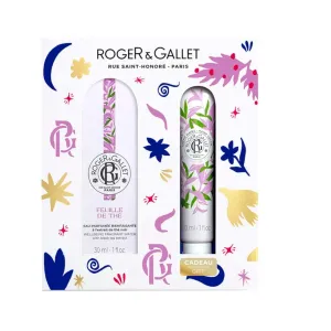 ROGER & GALLET | Tea Leaf Gift Set | | 1 fl oz Fragrant Water | 1 oz Hand & Nail Cream | Limited Edition