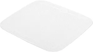 Samoa Plus PVC Free Shower Stall Mats (21.7x21.7, White)