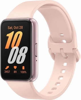 SAMSUNG Galaxy FIT 3 [2024] 1.6" AMOLED Display | 14 Days Battery Life | 100  Watchfaces | 100  Exercise Modes | International Model - (Pink)