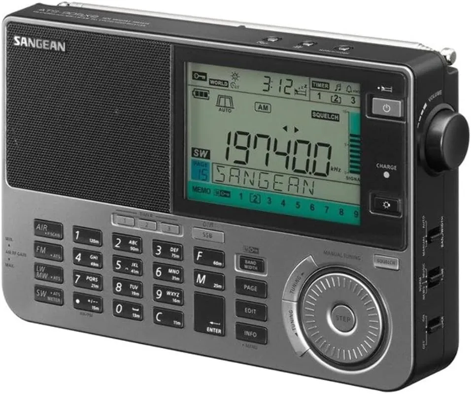 SANGEAN ATS-909X2, Ultimate FM/SW/MW/LW/Air Multi-Band Radio