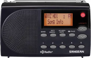 Sangean HDR-14 HD Radio/FM Stereo/AM Portable Radio,