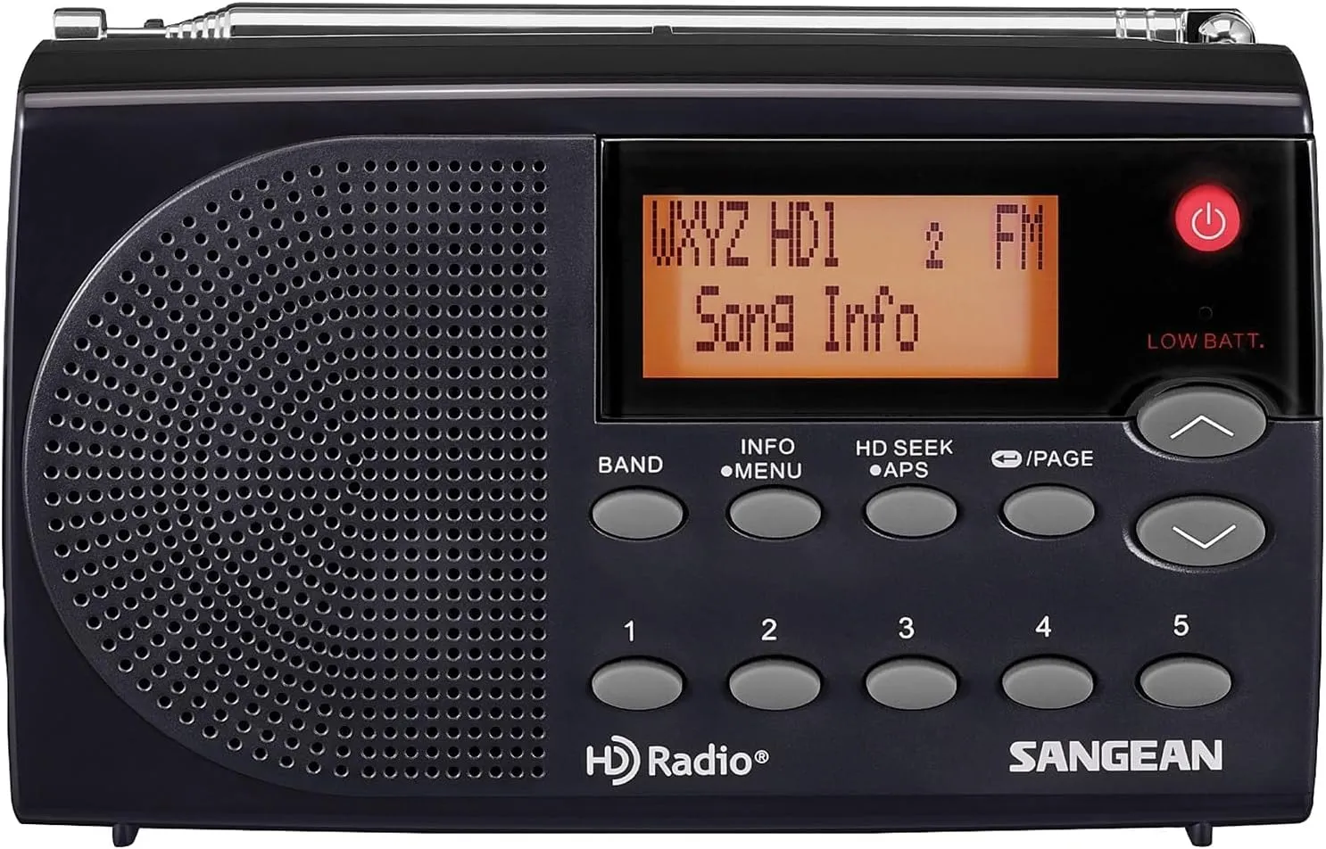 Sangean HDR-14 HD Radio/FM Stereo/AM Portable Radio,