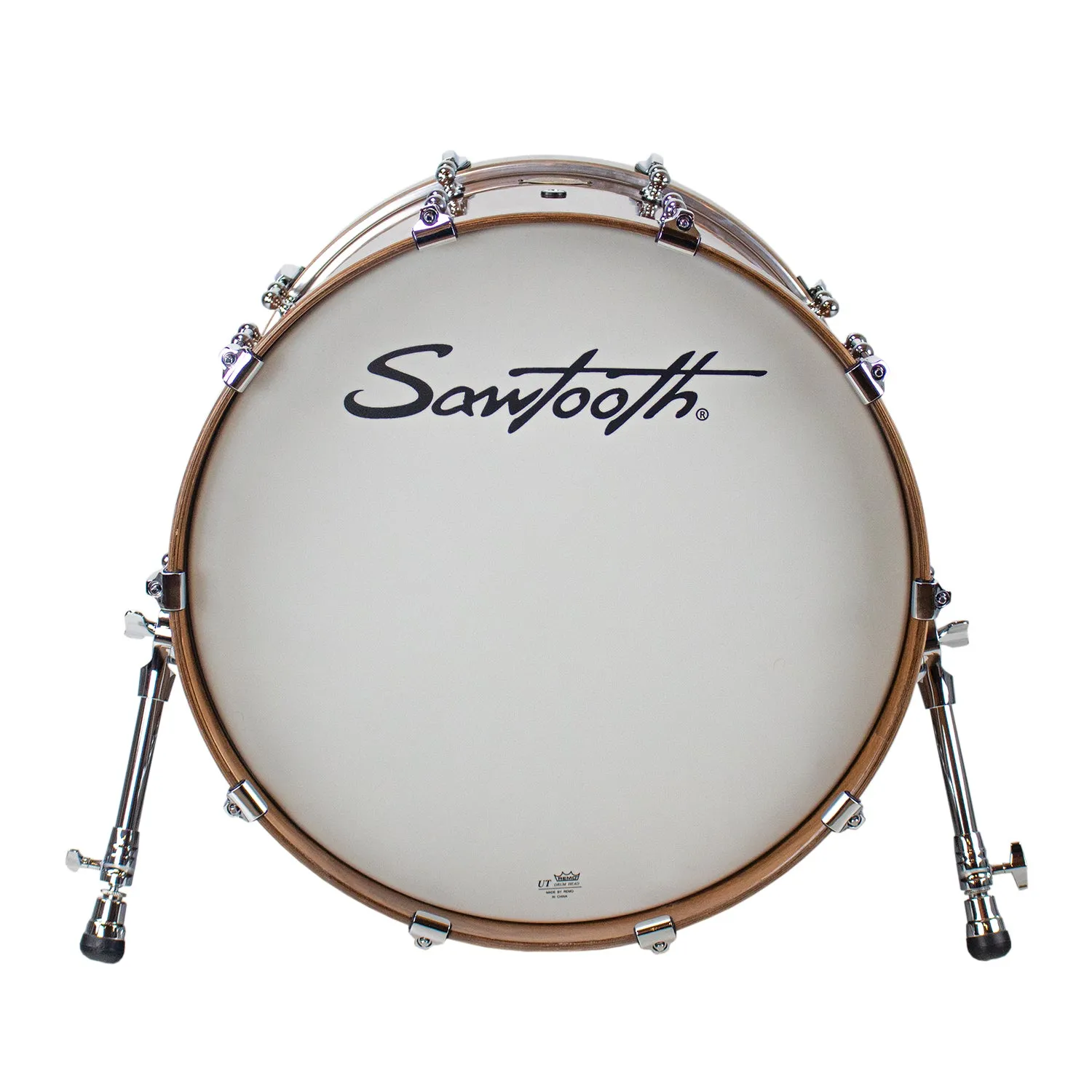 Sawtooth Hickory Series Bass Drum 20" x 14", Natural Gloss