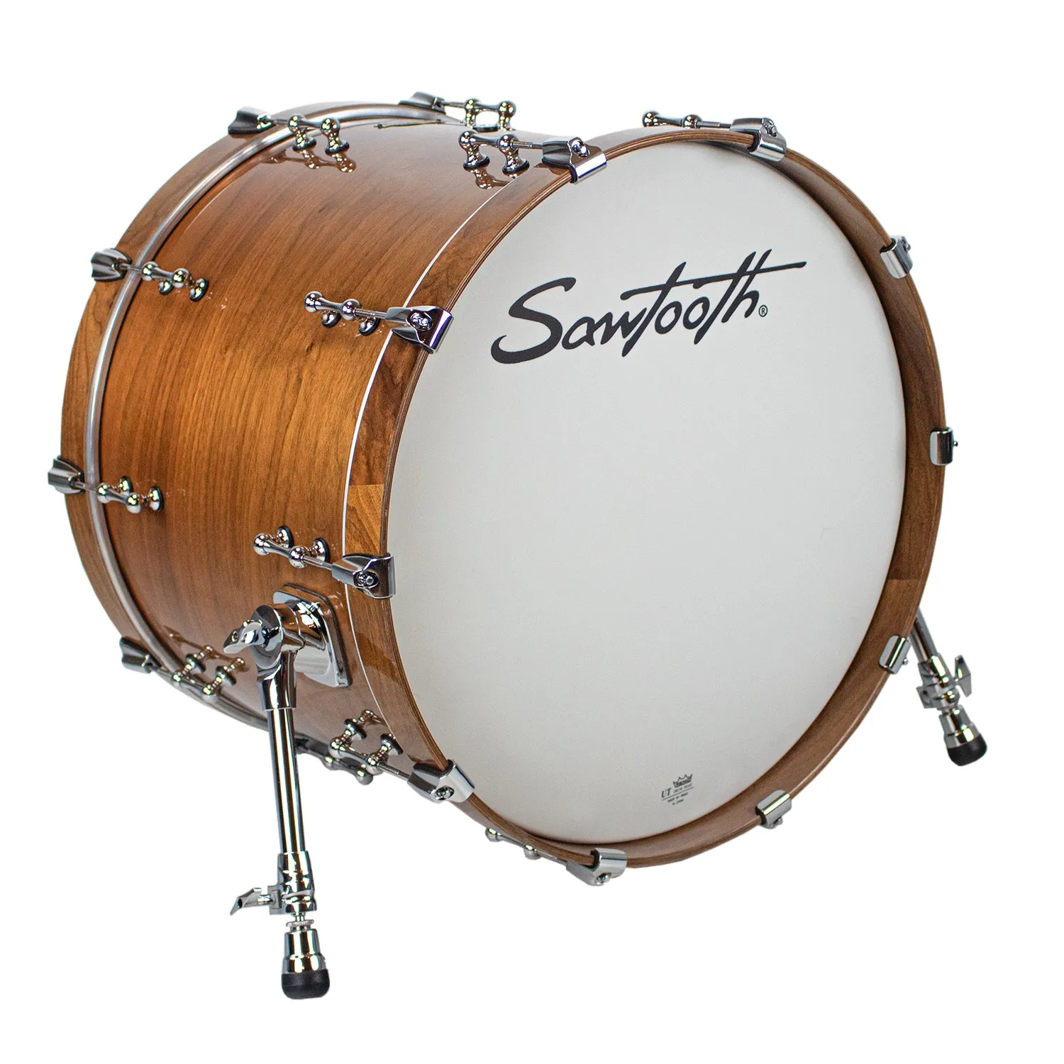Sawtooth Hickory Series Bass Drum 20" x 14", Natural Gloss