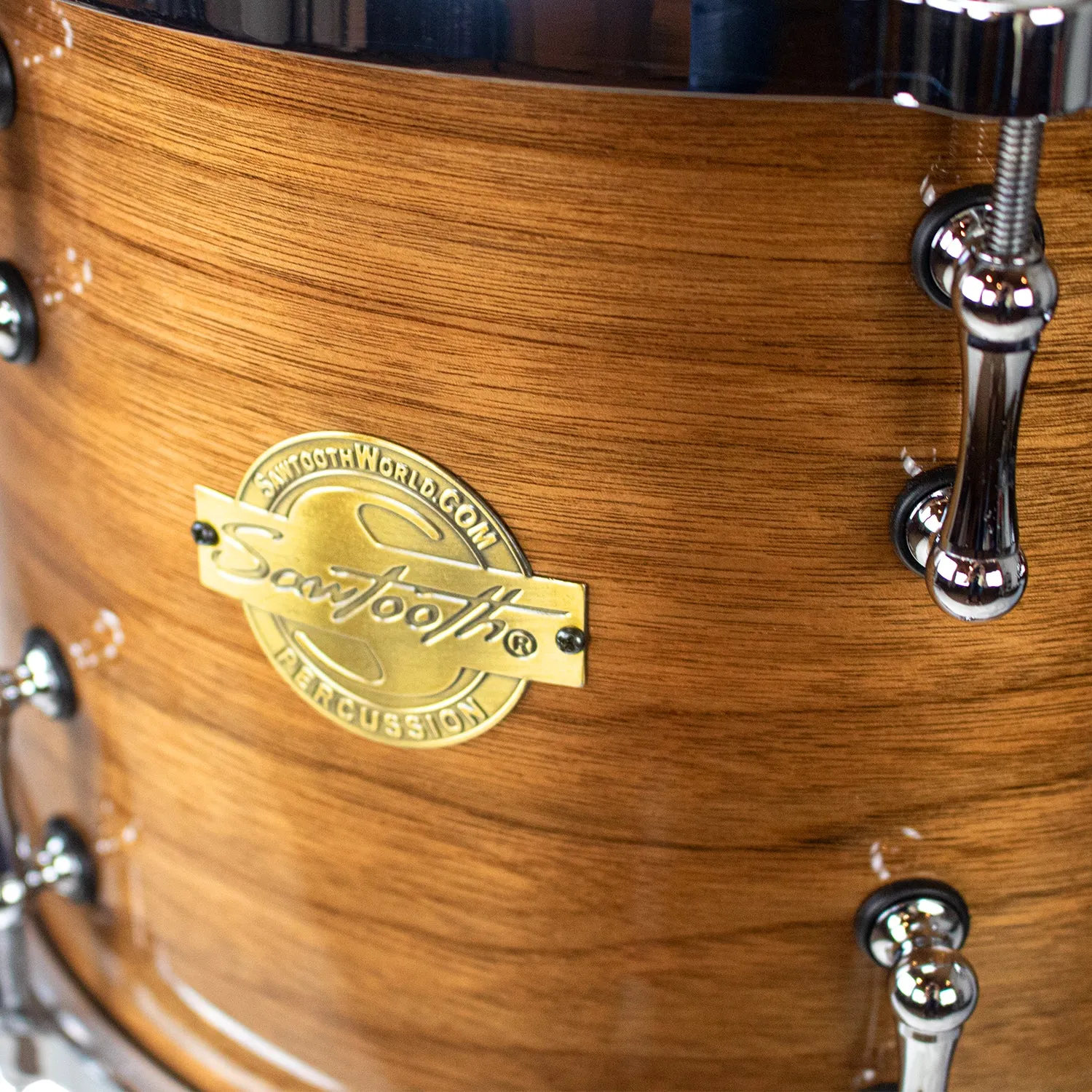 Sawtooth Hickory Series Tom Drum 12" x 9", Natural Gloss