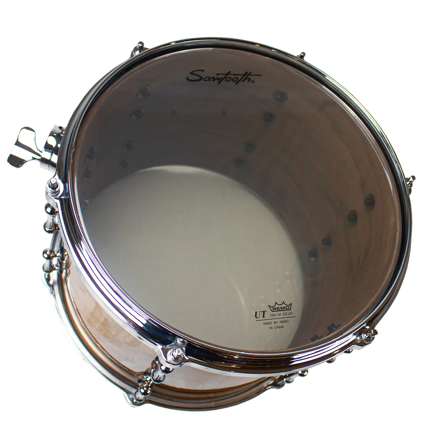 Sawtooth Hickory Series Tom Drum 12" x 9", Natural Gloss
