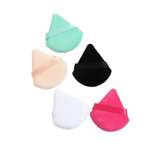 SBTRKT 5 PCs Triangular Puff Soft Sponge Eye Contour Cotton Pad Powder Cosmetics Foundation Makeup Tool Stirrer Eye Contour, Set of four.
