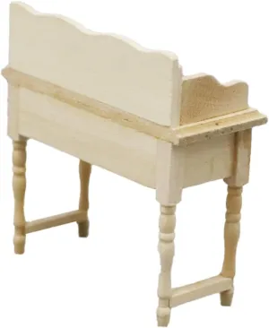 Scale Miniature Writing Desk DIY Dollhouse Furniture Material for Photo Props Creative Decor